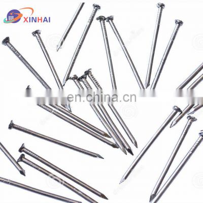 Silver Ring Common Nail with Cupped Head and Smooth Shank Barbed Iron Nails