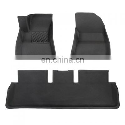 Custom design Car Mats Anti slip EVA Leather 5D Car Floor Mats For Tesla Model 3
