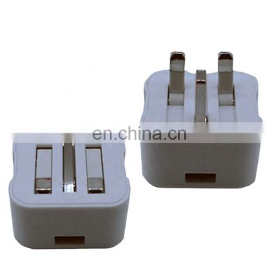 Foldable USB Wall Adaptor Adapter Insert EU Smart UK 3 Pin Plug