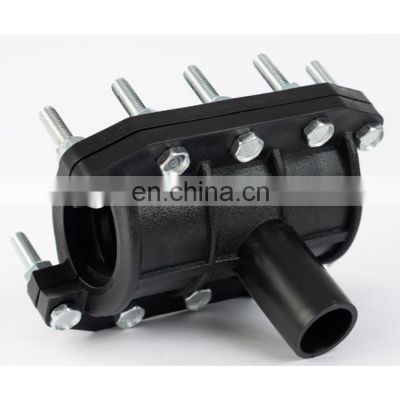 HDPE hot  fusion fittings dn110 63mm 160 63mm 160 110mm joint coupling