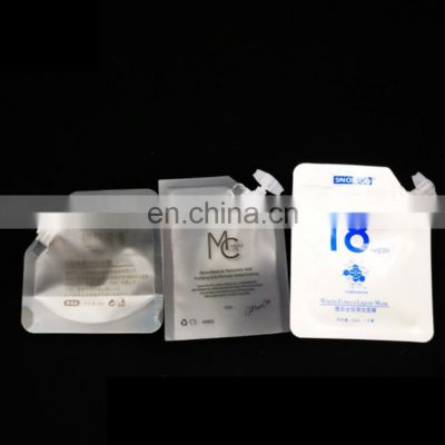 Custom printed water juice spout pouch yogurt/milk packaging bags