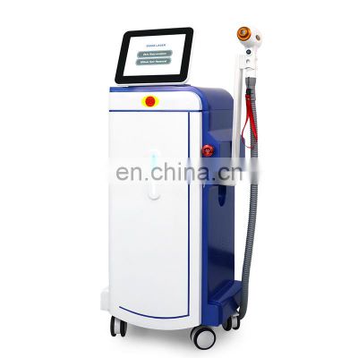 High efficiency 808 755 1064 three waves diode laser hair removal machine with CE/ ROHS/ certificate