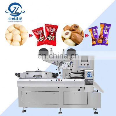 Packaging Machinery Disposable Towel Plastic Bag Automatic Pillow Wrapping Candy Sachet Packing Machine