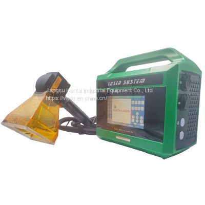 Small size portable handheld type fiber laser marking machine Max JPT 20W 30W fiber lase source