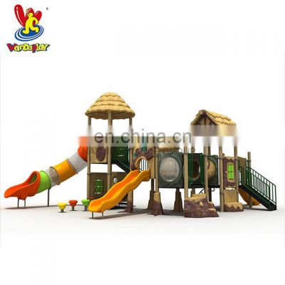 Children Playhouse Equipment Outdoor Playground with Slide TREEHOUSE