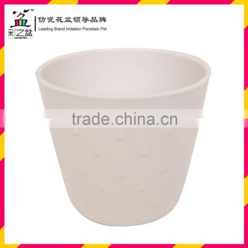 wholesale Drops shape Melamine flower pot plastic flower pot hot sale Manufacturers 1302-1