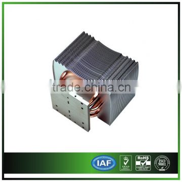 customized 120 Watts LED stage lamp heat sink with heat pipe