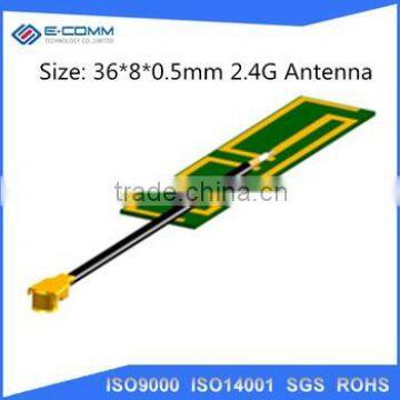 PCB Materials FR4 PCB Antenna 2.4G WIFI PCB Patch Antenna With IPEX Connector 1.13 Cable
