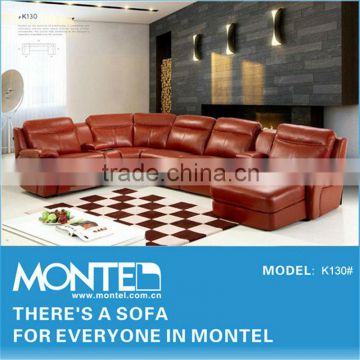 modern leather living room recliner sofa