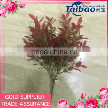 Tianjin factory autumn color small size plastic artificial bushes wholesale