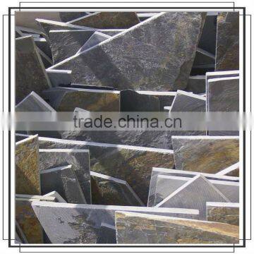 Black Random Irregular Shaped Slate for Paving Stone