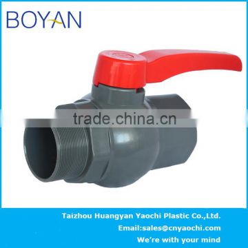 BOYAN taizhou huangyan plastic irrigation pvc male and female ball valve                        
                                                Quality Choice