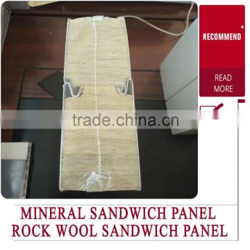best price rock wool sandwich panel/waterproofing pu roof sandwich panels/eps concrete sandwich wall panel