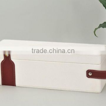 leather wine carry case