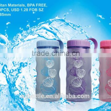 promotion price USD1.28 550ml plastic water bottle tritan materials bpa free