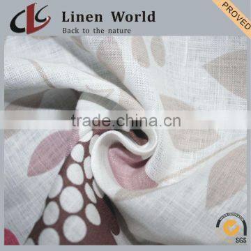 101 14*14 50*54 53/54" Printed 100%Linen Fabric