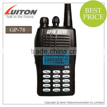 way vhf chinese uhf fm radio GP-78 walkie talkie transceiver