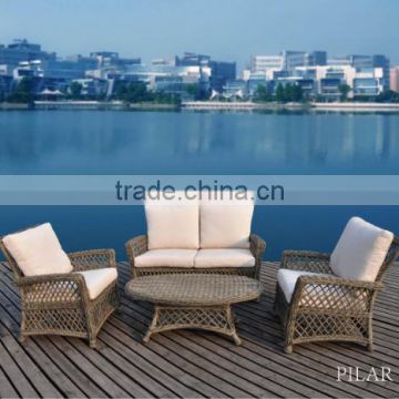 Great quality promotion sofa sets patio rattan sofa set