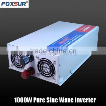 Factory outlet inverter pure sine wave 24V DC to 230V AC, DC to AC Solar power inverter off grid 1000W Metal Case