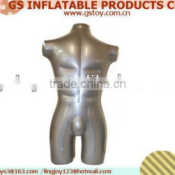 PVC inflatable man model clothes EN71 approved