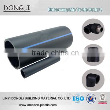 Black PE / HDPE pipe 250mm 500mm for water / irrigation / gas supply