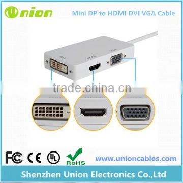 Mini DisplayPort DP to HDMI VGA DVI Cable Converter Adapter for MacBook Pro Air