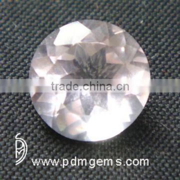 Rose Quartz Round Cut For Ring Silver From Wholesaler