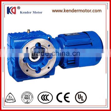 S series helical worm gear units speed reducer