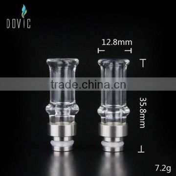 pyrex wide bore drip tip with high quality