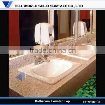 European standard wash basin countertop rectangular wash basin