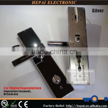 DIY fingerprint electronic handle door lock