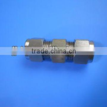 stainless steel double nipple fitting straight union