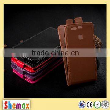 2016 Classical Factory price leather flip case for huawei P9