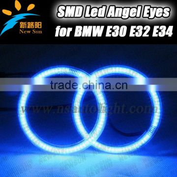 12V 120mm 3014 SMD 123 pcs LED Angel Eyes, white blue red green Angel Eye Kits, LED Halo Rings for BMW E30 E32 E34