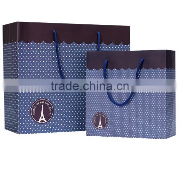 Accept custom order high quality luxury clothing paper bag