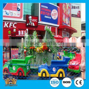 amazing theme park electric track train water amphibious chariots island outdoor amusement rides