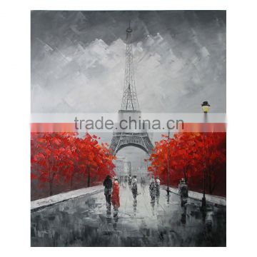 Thick painted knife Paris painting