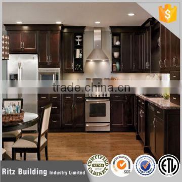 MDF kitchen cabinet carcass with pvc membrane