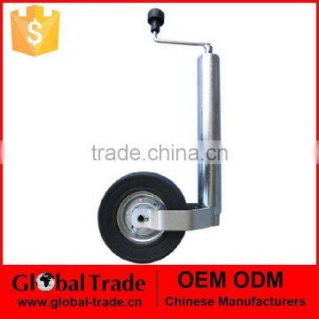 48mm Heavy Duty Telescopic Trailer Jockey Wheel With Clamp Fully Assembled Tyre..A1707.