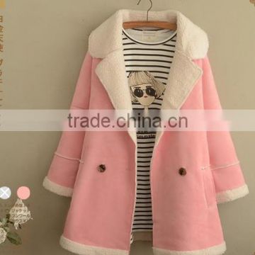 Factory direct wholesale pirce merino sheep double face fur jacket /double face leather jacket