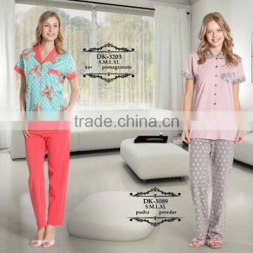 classy 100% cotton pajamas for adult women