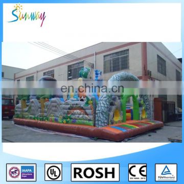 SUNWAY 2016 Wholesale Inflatable Cartoon Jumping Bouncer House Inflatable Castle for Kids and Adults Play
