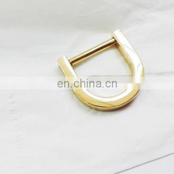Handmade polishing high quality metal small d ring for bags