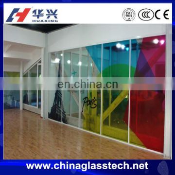 CE Heat Insulated Building Decorative Tempered Stained Glass Doors