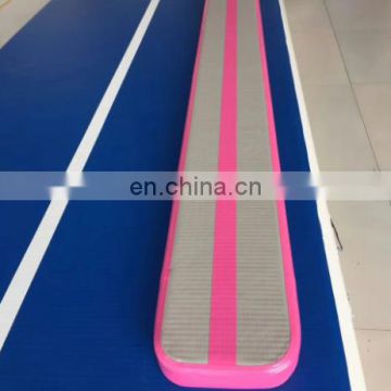 taekwondo Korea DWF Material Tumble Air Track blow up trampoline beam tumble track inflatable air mat for gymnastics airtrick