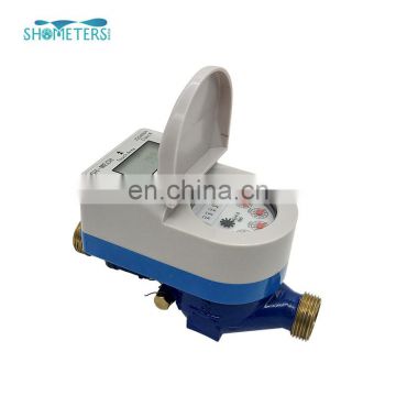 DN15 mm card prepaid water meter with brass body