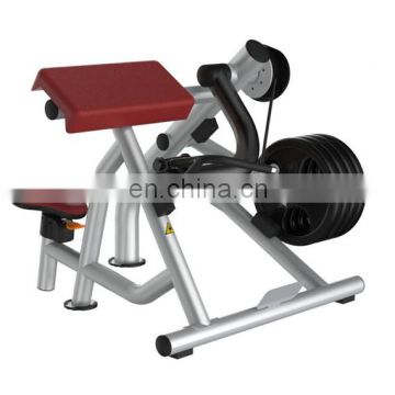 Excellent movement trail plate loaded fitness equipment Biceps Curl machine LM05
