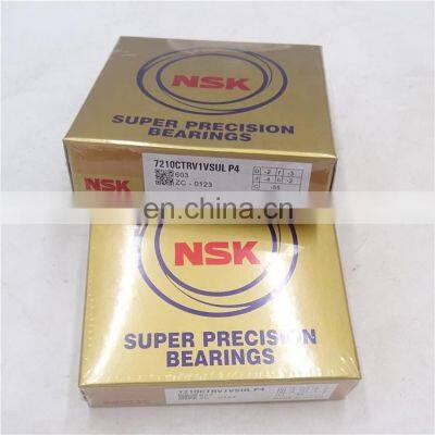 NSK high precision angular contact ball bearing 7210 7210CTRV1VSUL P4