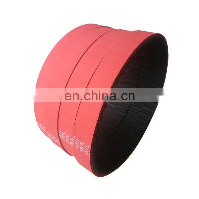 Packing Machines Belt red Rubber coated Timing Belt