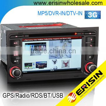 Erisin ES7078A 7" 2 Din Car Audioradio DVD Player for S4 8E 8F